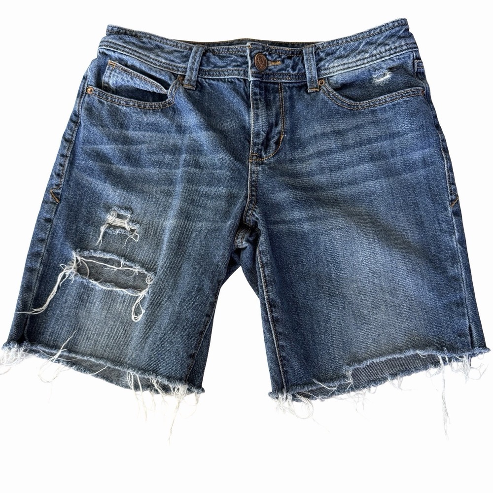 American Rag Denim Cut Off Shorts Sz 5 Frayed Distressed Rocker